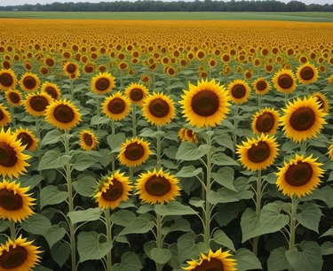 The sunflower harvest in the Orenburg region amounted to 1.3 million tons