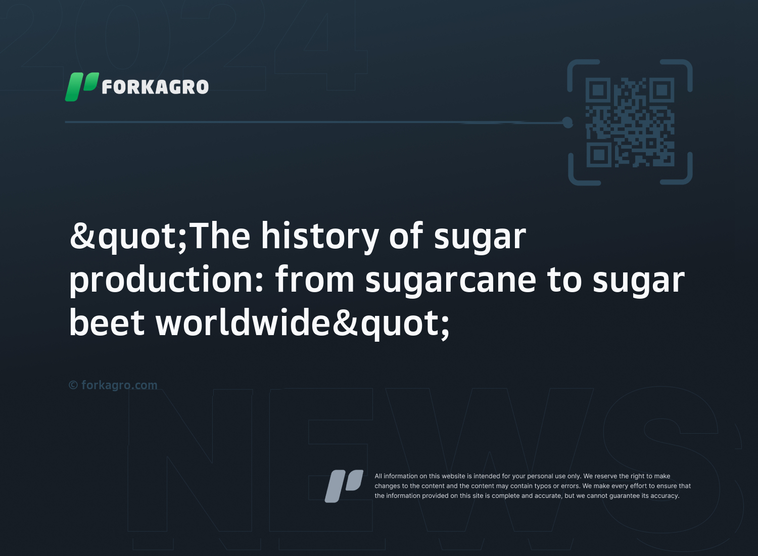 "The history of sugar production: from sugarcane to sugar beet worldwide"