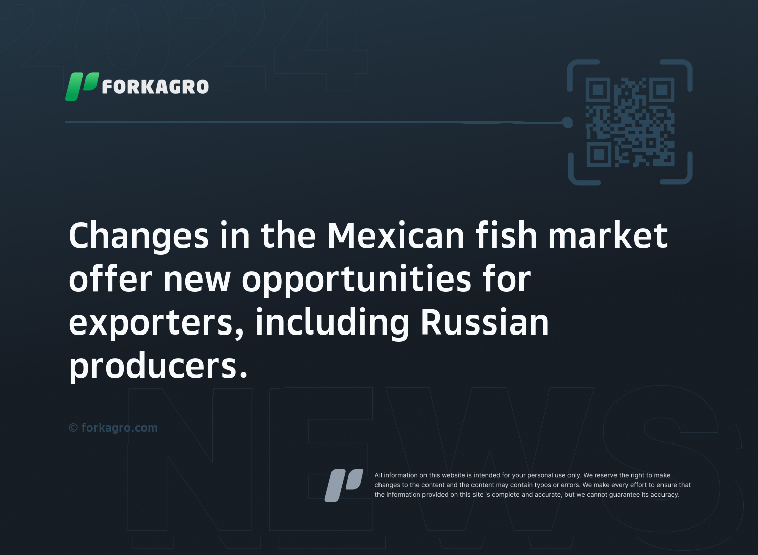 Changes in the Mexican fish market offer new opportunities for exporters, including Russian producers.